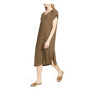 EUC Eileen Fisher Organic Cotton Lofty Gauze Dress